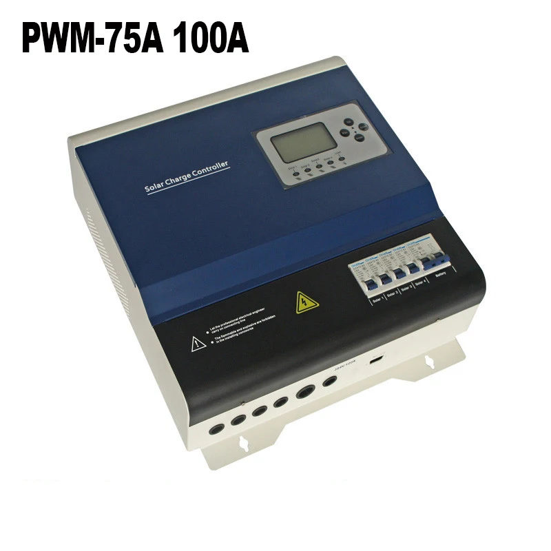 240V 75A 100A Solar Charge Controller PV Charger Battery Banks Charger