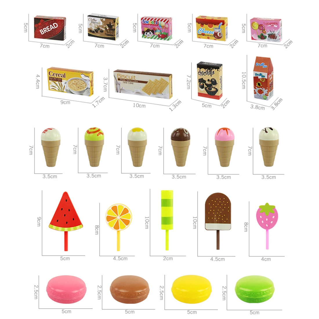 47 шт./компл. Дети моделирование супер Рынок Playset мульти-функциональный Рынок стойло кассовый аппарат игрушка в подарок на день рождения-розовый/желтый