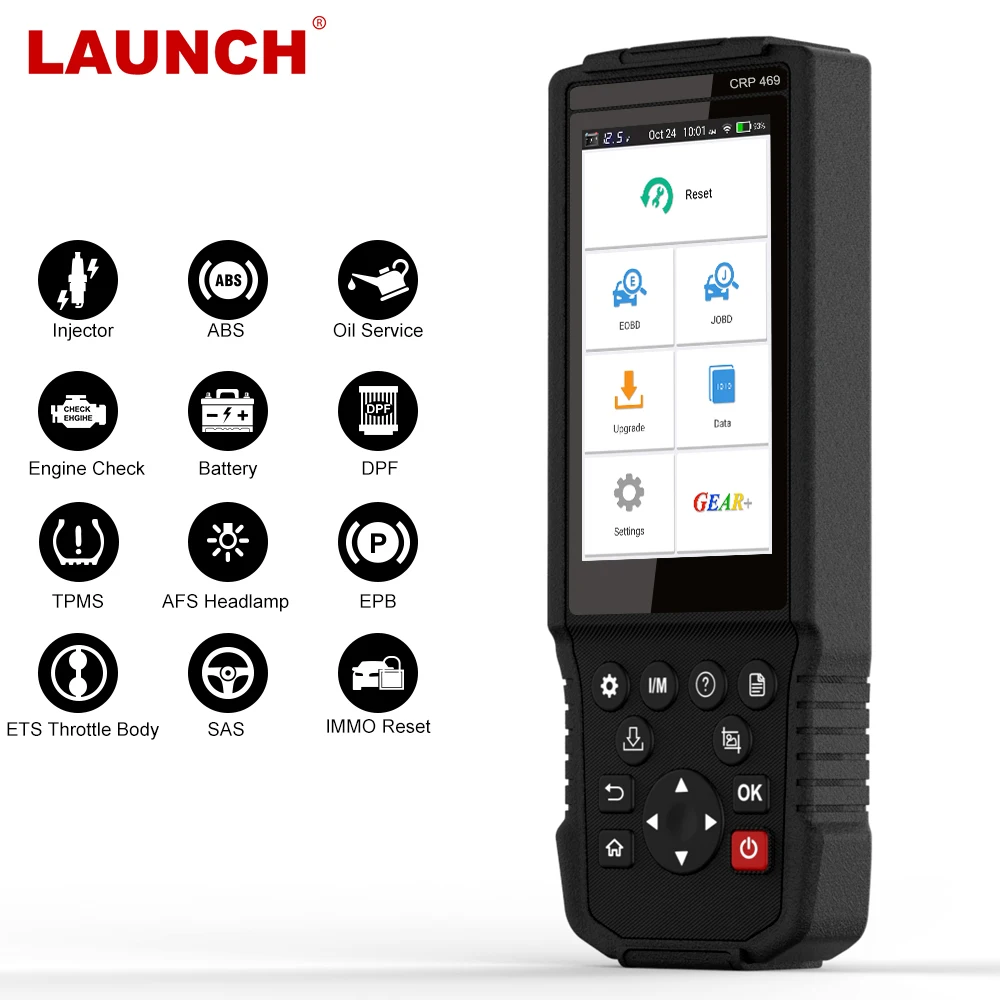 US $187.95 Launch CRP469 WIFI OBD2 Car Automotive Scanner Diagnostic Tool ABS EPB DPF TPMS Reset OBD 2 Auto Code Reader OBD2 Scanner