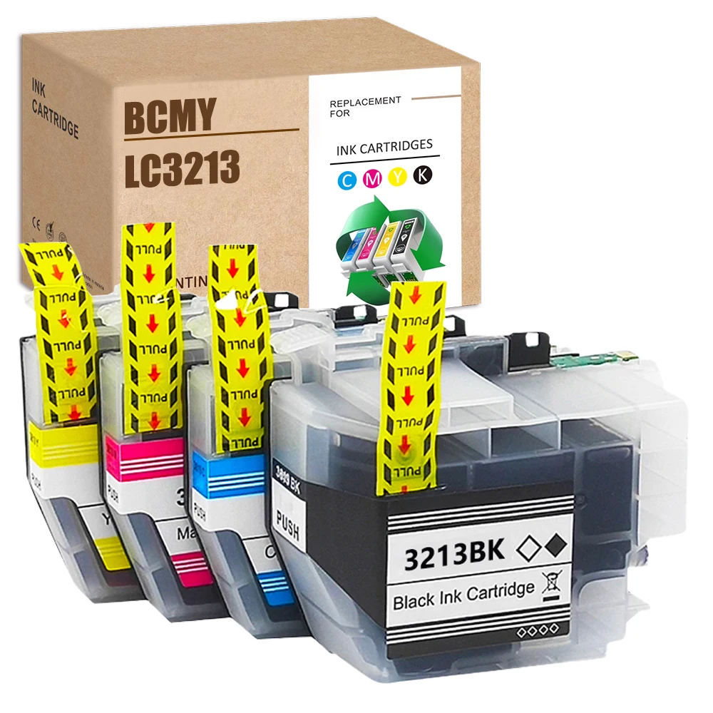 replacement ink HS 10x For Brother LC3213 LC3211 LC 3213 LC 3211 MFC-J497DW DCP-J572DW MFC-J890DW MFC-J491DW DCP-J772DW DCP-J774DW MFC-J895DW white ink printer Ink Cartridges