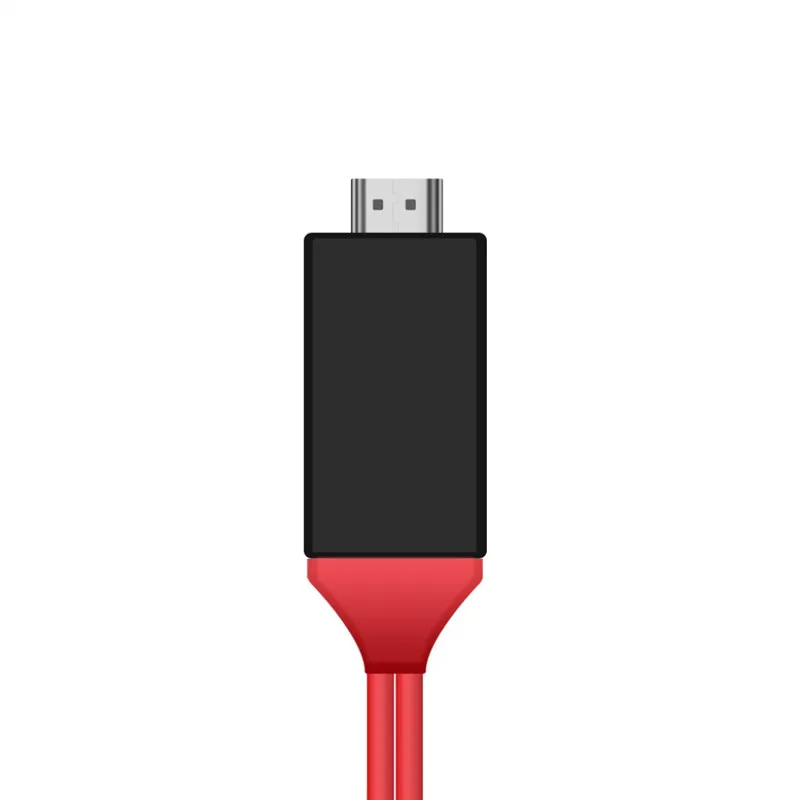 1 м USB C HDMI usb type C to HDMI 1080P адаптер HD tv цифровой кабель для iPhone huawei для IOS 12 Android5.0 type C HDMI