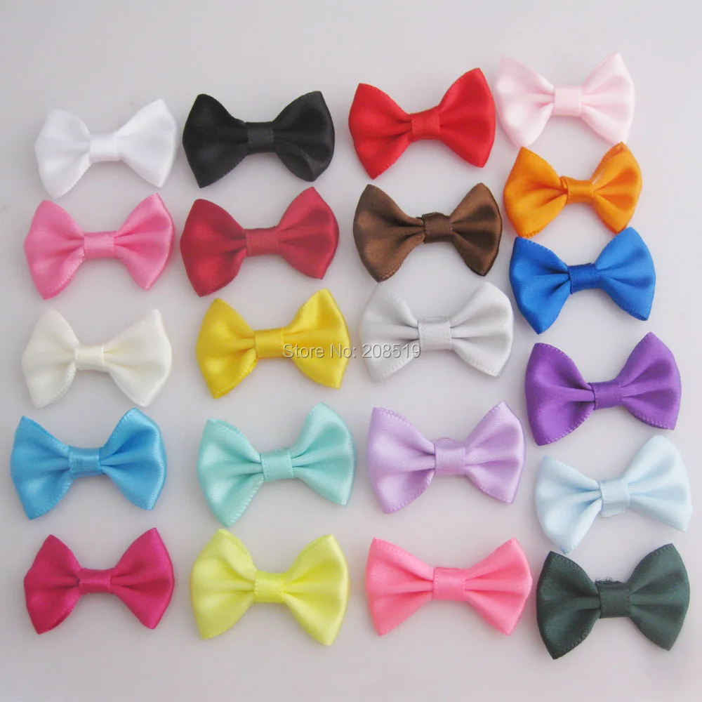 Ribbon Bows Handmade Bowknot Diy Hair Bow Supplies Ribbon Satin Decorative Bowknot Diy