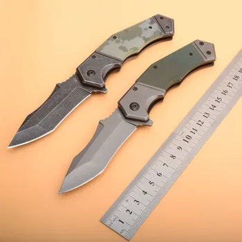

Tactical Folding Knife Utility Camping Hunting Knives G10 Handle 440C Blade Outdoor Survival EDC Tool