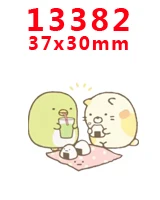 13382 30 шт мультфильм персонаж плоское украшение из смолы PR 10025 - Цвет: 13382