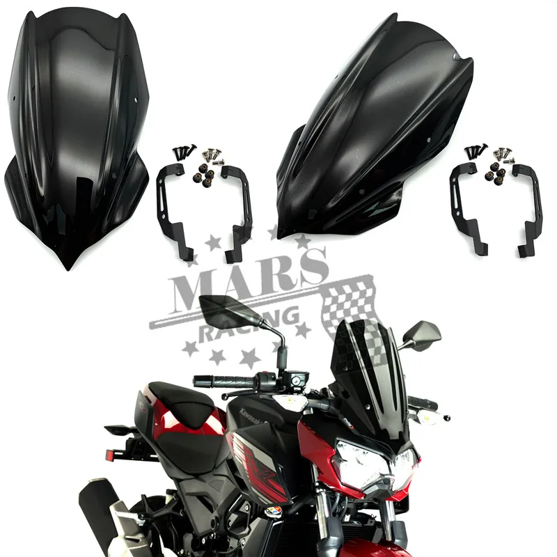 Для KAWASAKI Z250 Z400 Z 250 400 2019 2020 2021Double Bubble спортивный ветровой экран для мотоцикла