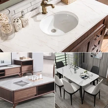 ПВХ мраморная контактная бумага для столешницы кухонный шкаф виниловая пленка Съемный самоклеющийся Настенный декор домашний декор наклейка на стену