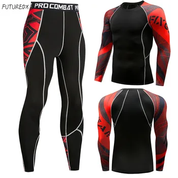 

New men's thermal underwear set 2 sets of sportswear men's compression clothing Rashgard men's sports thermal underwear base