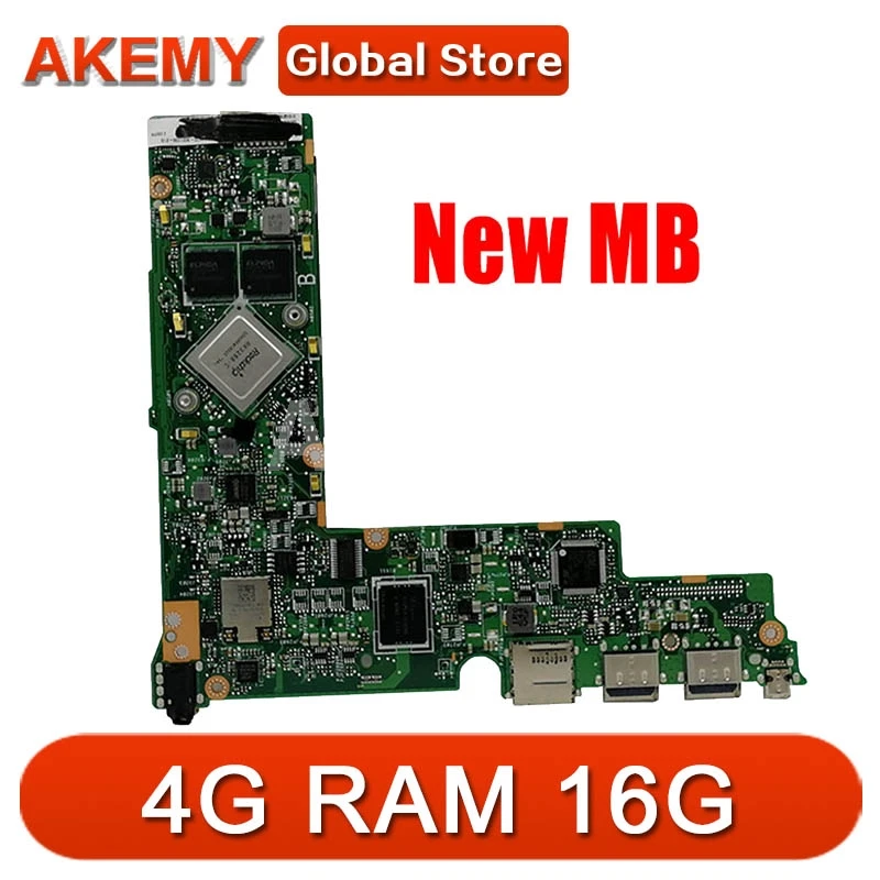 Материнская плата Akemy C100PA 4 Гб ОЗУ 16 EMMC для ноутбука Asus C100P C100 материнская Atom RK3288C Rev