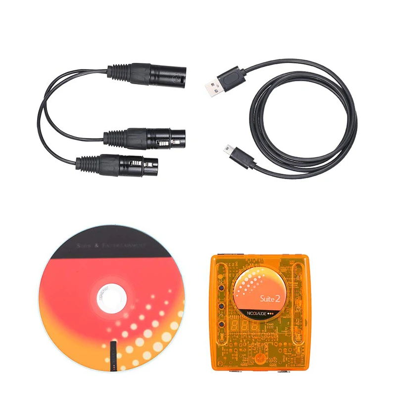 

AABB-Protable Dmx Computerized Lighting Controller Kit for Stage Lamp Lighting Fixture