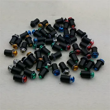 

10 pcs universal motorcycle nuts bolts windscreen windshield fairing screws aluminum motorbike accessories for honda suzuki part