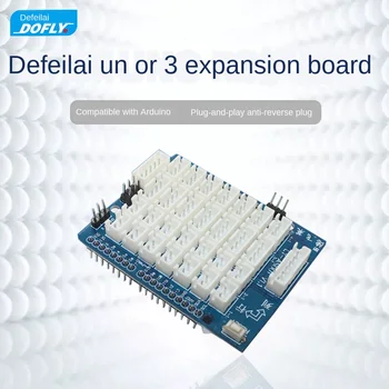 

Compatible Arduino Uno R3 Expansion Board Fool Block HX2.54 Grove Port