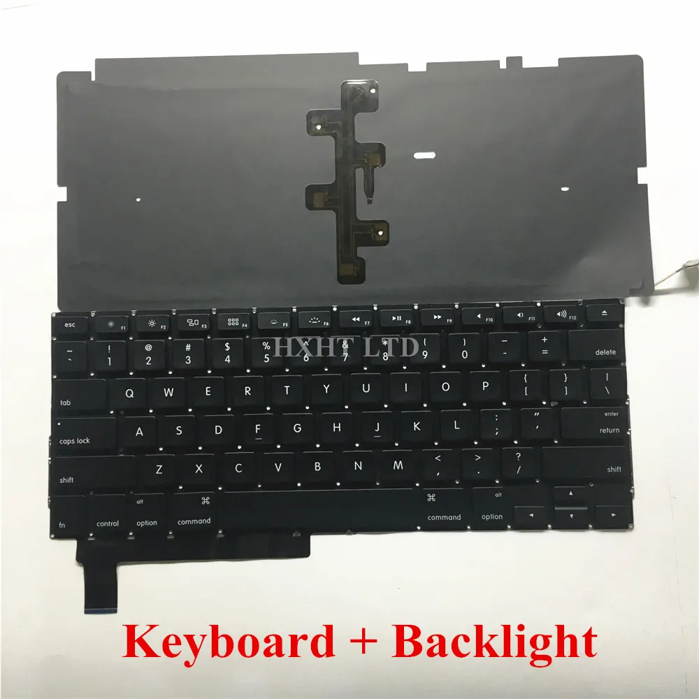 Новинка для Macbook Pro 1" A1286 клавиатура с подсветкой A1286 США английская модель клавиатуры ноутбука 2009 2010 2011 2012 год