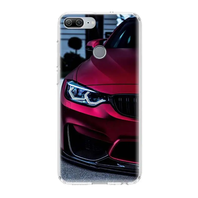 Синий и красный цвета для Bmw крышка чехол телефона huawei Y9 Y5 Y6 Y7 2019 Honor 8X8 S 7A