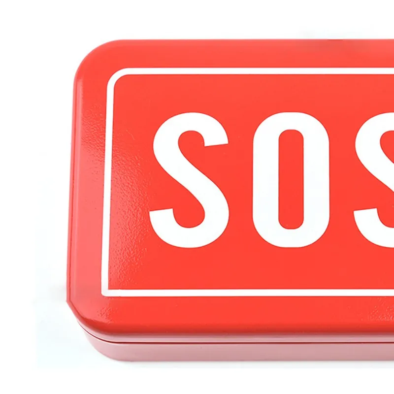 Открытый ящик для выживания SOS Печатный портативный медицинский портсигар Визитная карточка(Выживание) органайзер для инструментов Чехол Контейнер