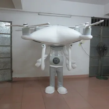 

NEW Unmanned Aerial Vehicle Robot Mascot Costume Halloween Advertising Suits Dress Adults Size Unisex Birthday Gifts