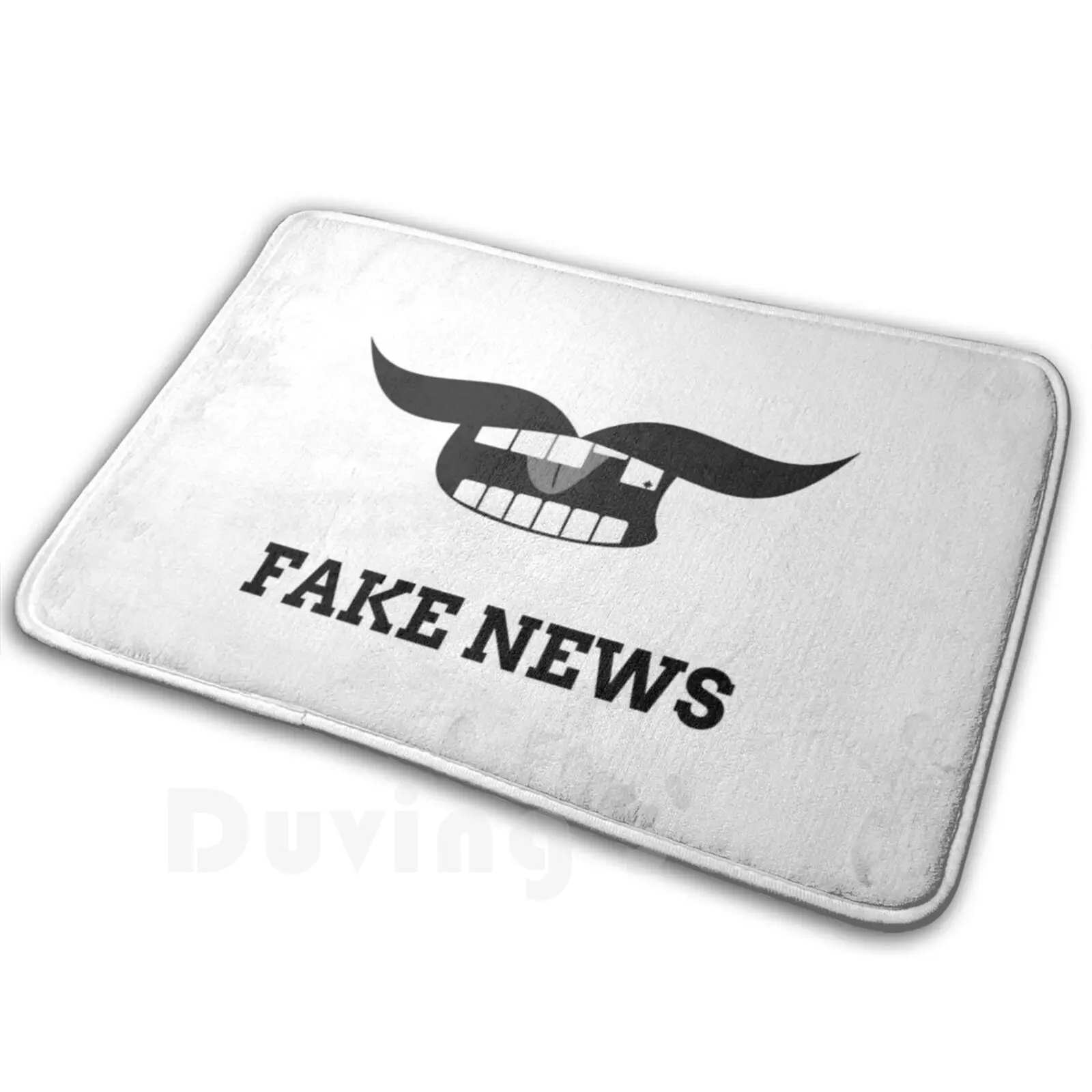 Белые поддельные новости коврик для лица подушка мягкие Нескользящие Трампа |