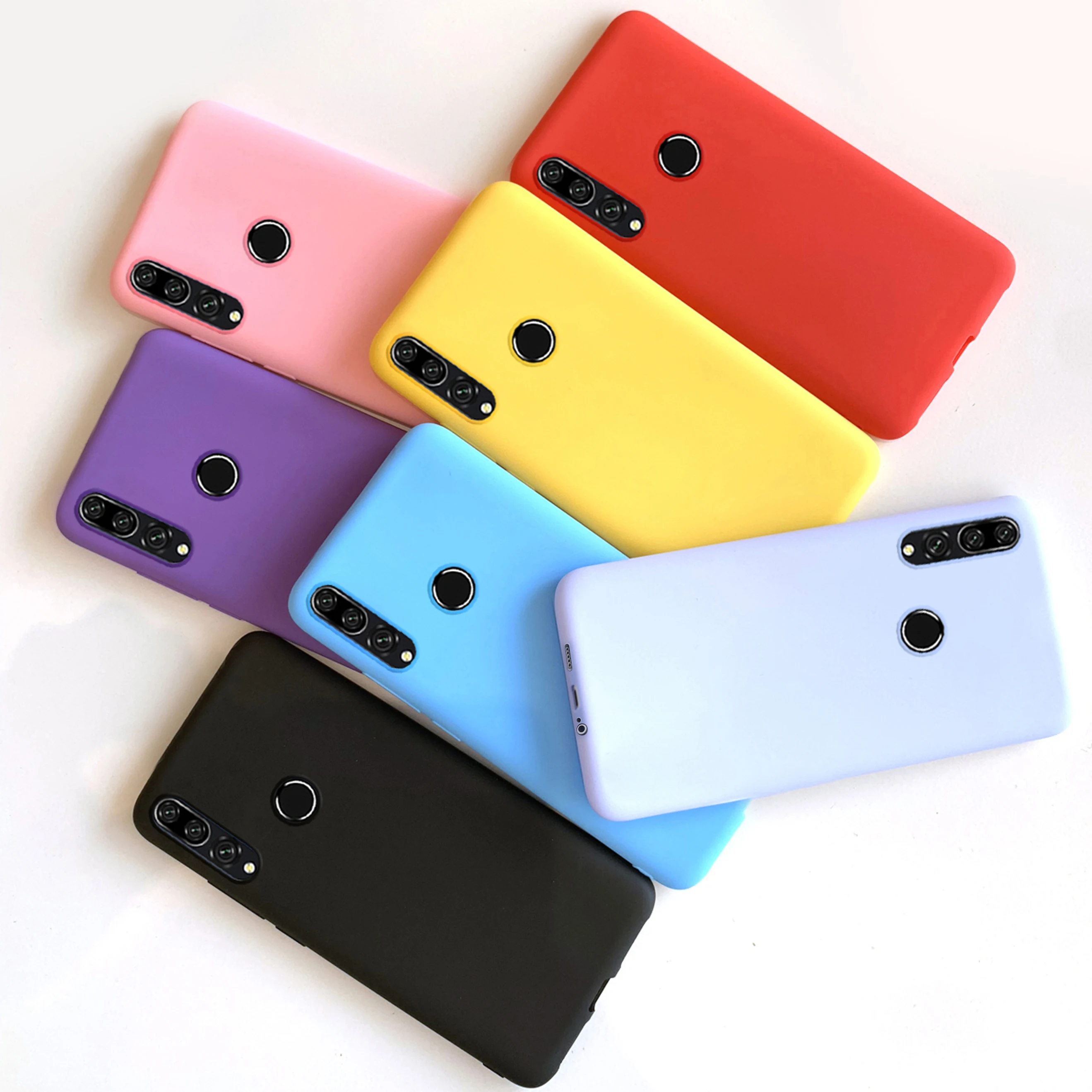 Чехол для Honor 9X 6 59 дюйма с распознаванием отпечатков пальцев ТПУ силиконовый