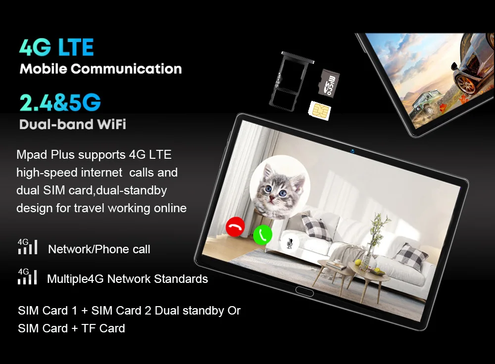 Mpad Plus 2.5K 10.8 Inch 2-in-1 Android Tablet - 10 Cores MTK, 4GB RAM, 128GB ROM, 4G LTE, 7000mAH with Keyboard Description Image.This Product Can Be Found With The Tag Names Computer Office, Mpad plus, Tablets