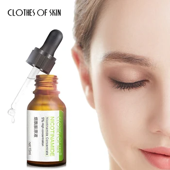 

CLOTHES OF SKIN Face Serum Nicotinamide Whitening Brighten liquid Hyaluronic Acid Shrink Pores Firming Facial Essence Beauty