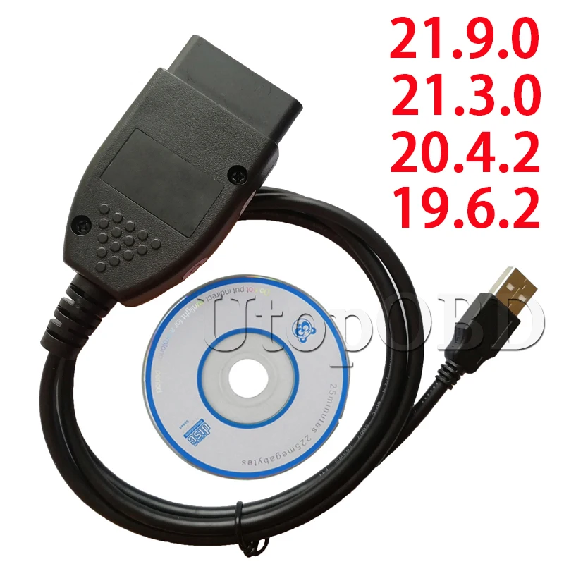 Автомобильный Тестовый Кабель 19.6.2 USB OBD2 диагностический интерфейс для Kline и CAN BUS