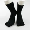 Veridical Winter Terry Five Finger Socks With Toes Thermal Warm Cotton Solid Short Business Breathable Soft Elastic Men Socks ► Photo 2/6