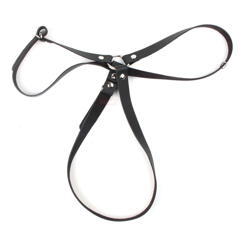 

Napa Leather Sexy Thong Sexy Lingerie For Women Fetish Bondage Restraints Panty Underwear Chastity Belt BDSM Erotic Accessories