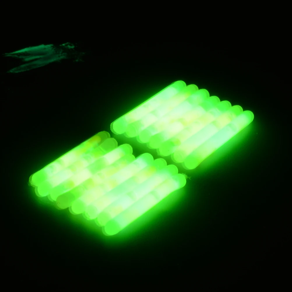 15Pcs Fishing Fluorescent Lightsticks Copious Light Night Float Dark Glow Sticks 