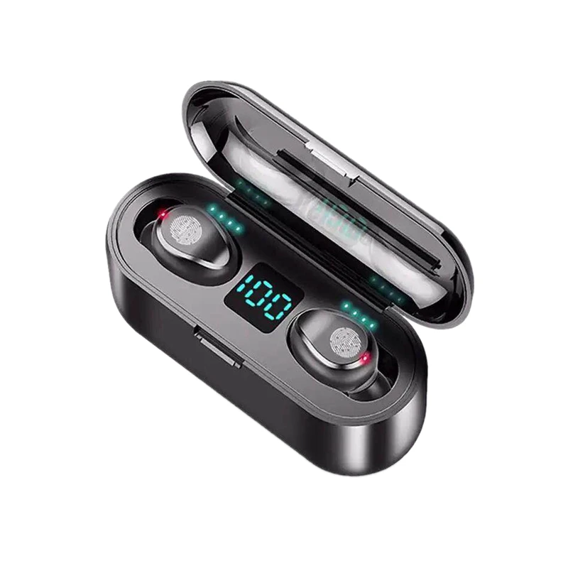F9 наушники-вкладыши TWS Bluetooth наушники мини-In-Ear спортивные беговые Беспроводной
