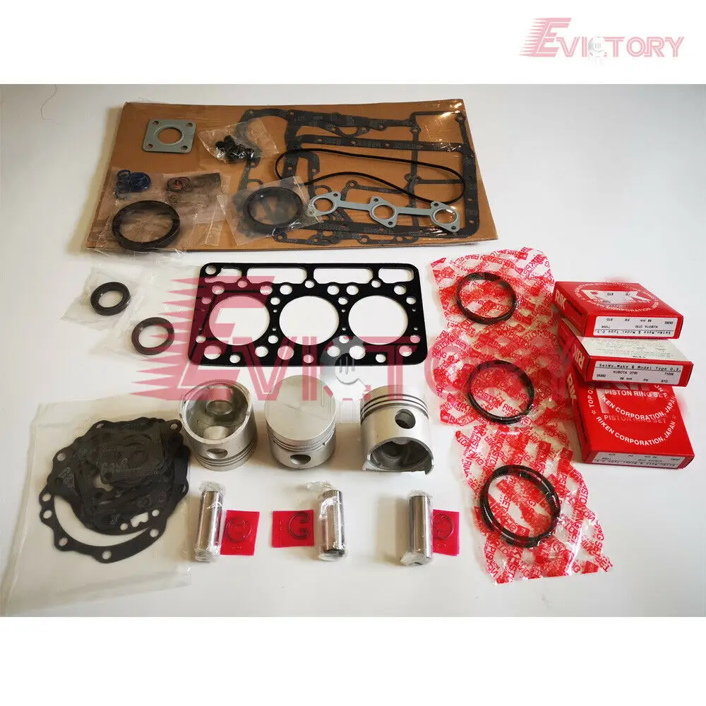 

FOR KUBOTA D850 OVERHAUL REBUILD PISTON RING GASKET BEARING KIT