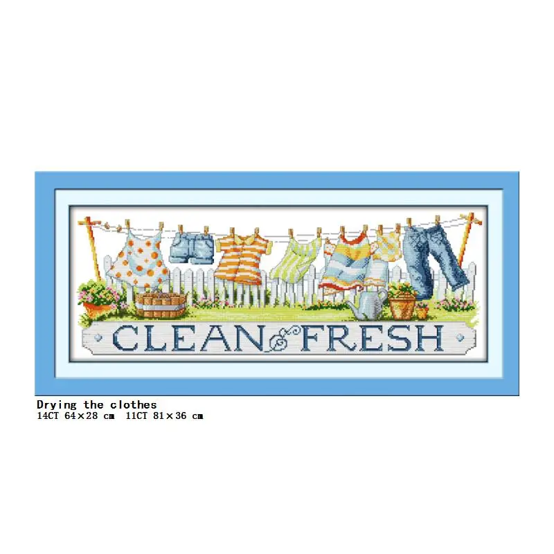 DIY cartoon series pattern printing cross stitch kit DMC 11CT 14CT counting canvas printing craft set Christmas embroidery decor cross stitch kit