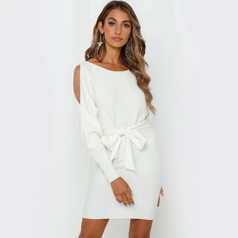 

New Women Boho Dress Fashion 2019 Autumn and Winter Sexy Long-sleeved Dress Vestidos De Verano O-neck Women Clothing Mini Dress