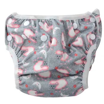 

Summer Baby Swimwear Diaper Swim Trunks with Waterproof Infant Diaper Bag