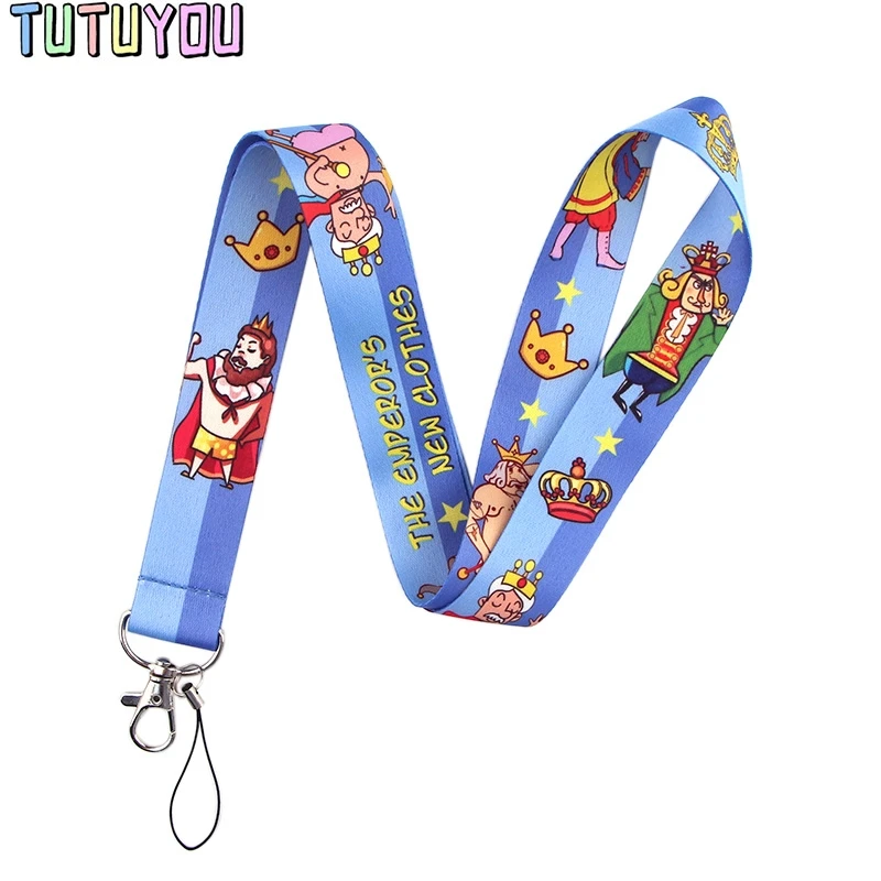 PC382 20 шт./лот новая одежда императора Lanyards ID бейдж держатель мобильного телефона ремни бейдж брелок