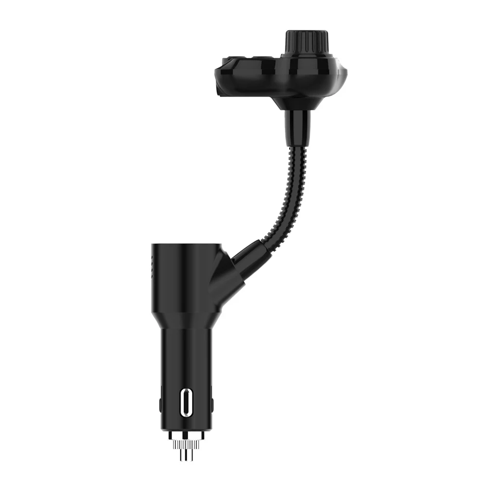 Bluetooth 5,0 QC3.0 Quick Charge 1,8 дюймов ЖК-дисплей автомобильный комплект громкой связи FM передатчик AUX аудио приемник Автомобильный mp3 плеер