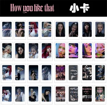 

New Kpop BLACKPINK LISA ROSE JENNIE JISOO HOW YOU LIKE THAT D-DAY Portray Photo Cards LOMO Cards Postcards 32pcs/set 6*9CM
