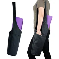 Многофункциональный коврик для йоги сумка-переноска коврик для пилатеса сумка с внутренним карманом на молнии для телефона ключ