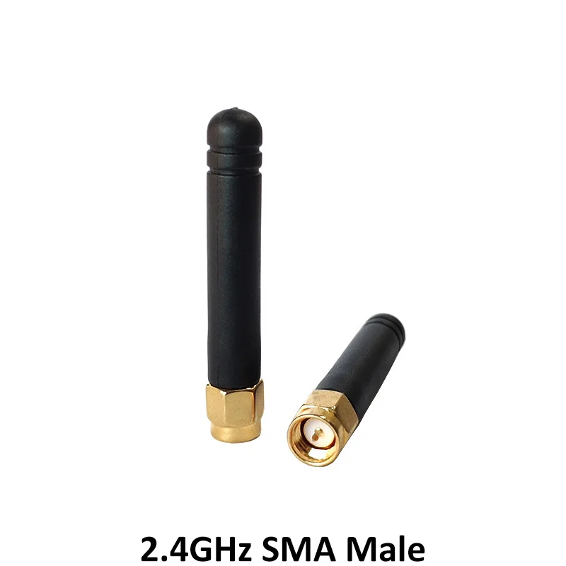2 4GHz antenna wifi SMA Male connector 2dbi wifi 2 4 ghz antenna Small Size antena 3