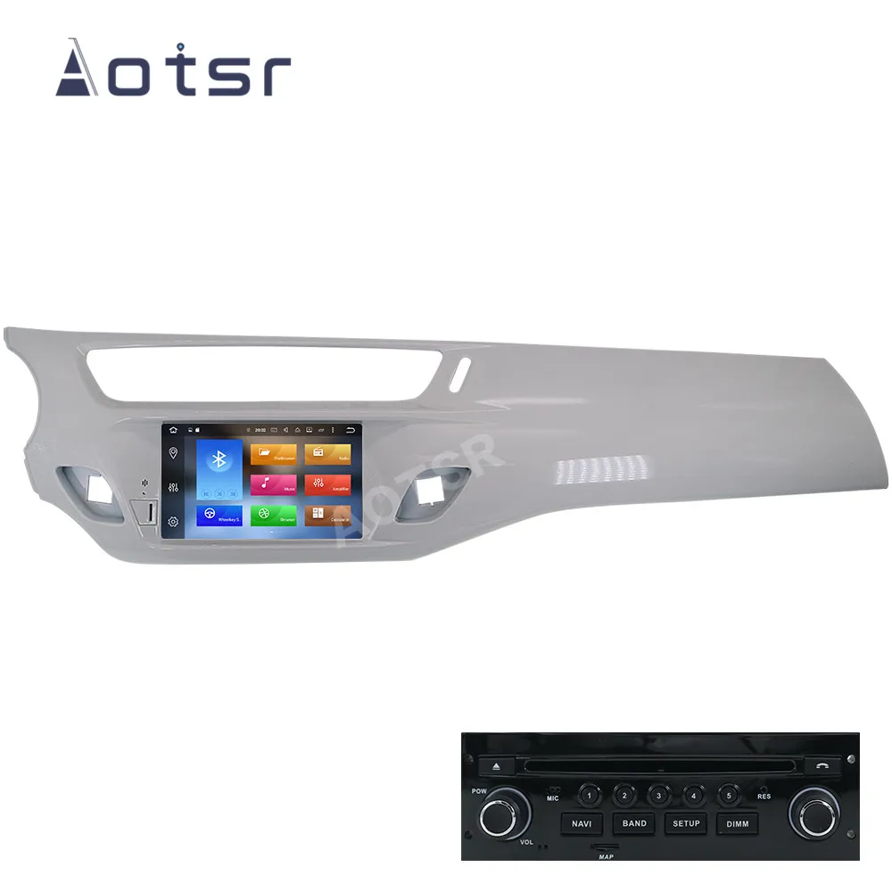 AOTSR Android 10 Автомобильный плеер для Citroen C3 DS3 2010 - 2016 GPS навигатор магнитофон DSP 1 Din