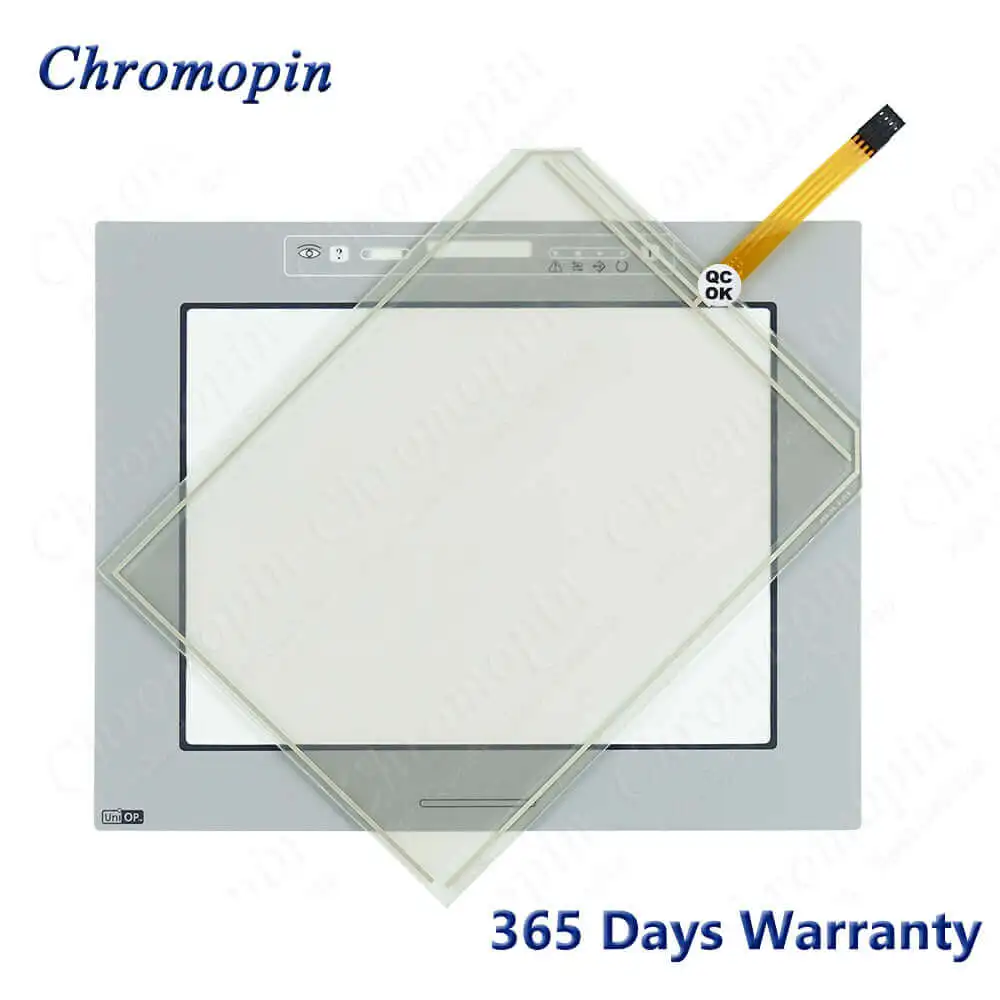 Vidro Painel de Tela de Toque Etop33c0050 para Uniop Etop33 Etop33b-0050 com Filme de Proteção com Revestimento Frontal
