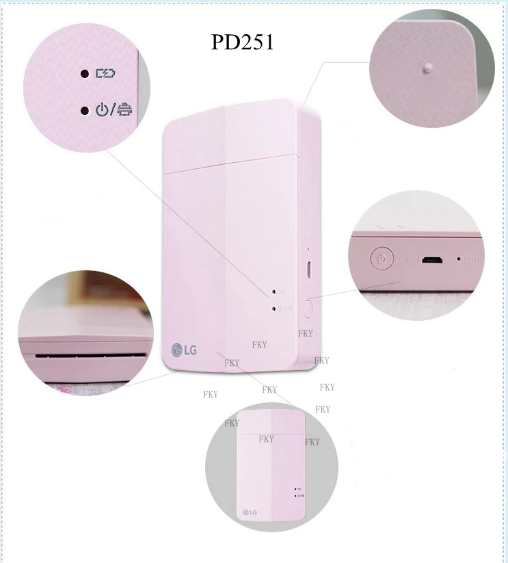 Беспроводной Смартфон принтер PD239 Карманный Bluetooth принтер карманный портативный цветной фотопринтер мини PD251 PD238