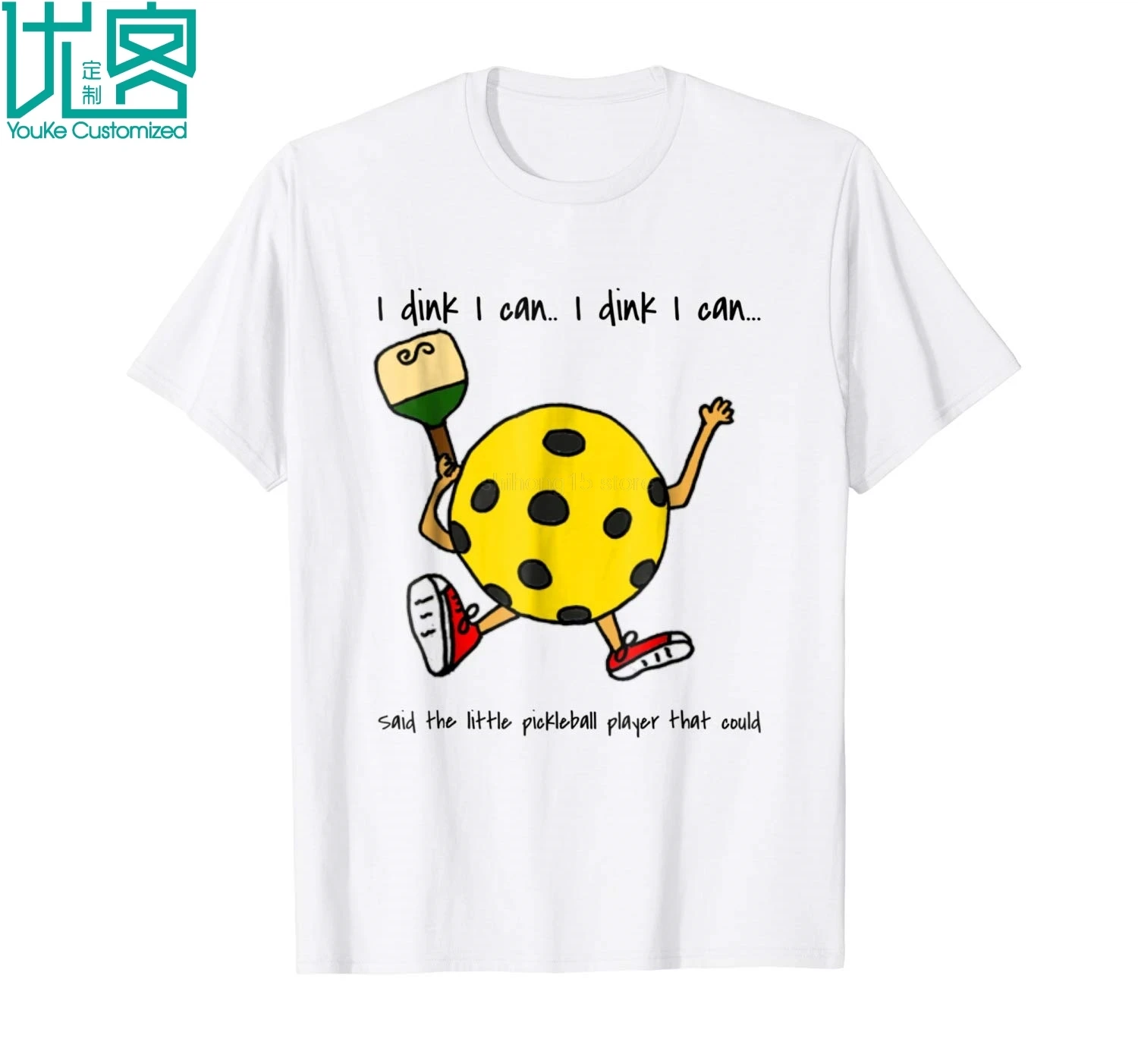 Футболка I Dink Can Funny Pickleball 2019 Летняя мужская футболка с коротким рукавом| |