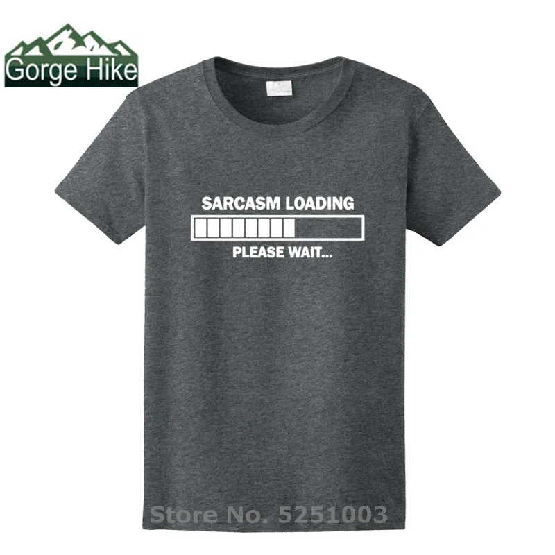 Футболка Sarcasm загрузка саркастическая шутка смешной мужской подарок на день