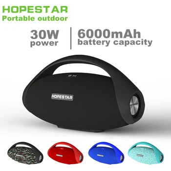 

HOPESTAR H31 Portable Bluetooth Speaker Subwoofer 30W Big Power Boombox Waterproof outdoor Column Wireless FM Radio Stereo Bass