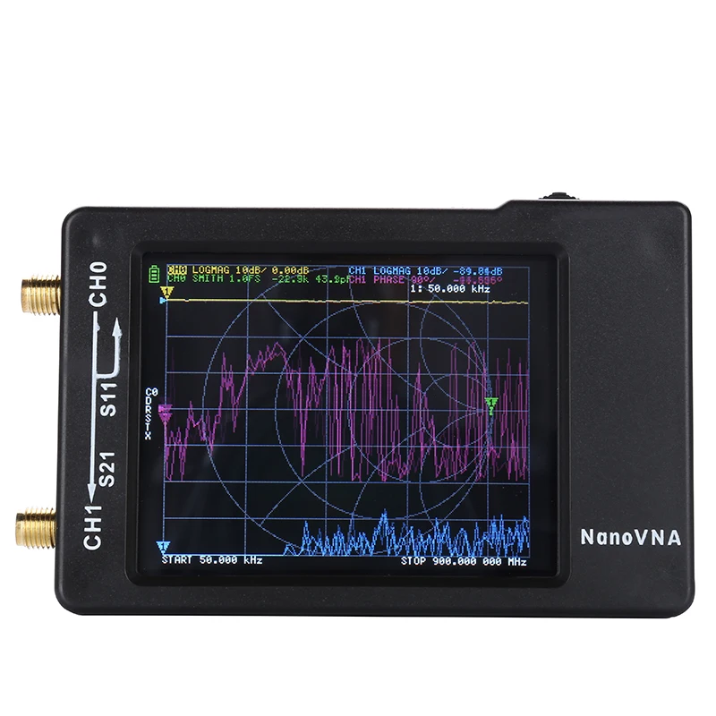 Новый 2 8 дюймов ЖК дисплей Дисплей NanoVNA H VNA кв УКВ УФ вектор сетевой анализатор
