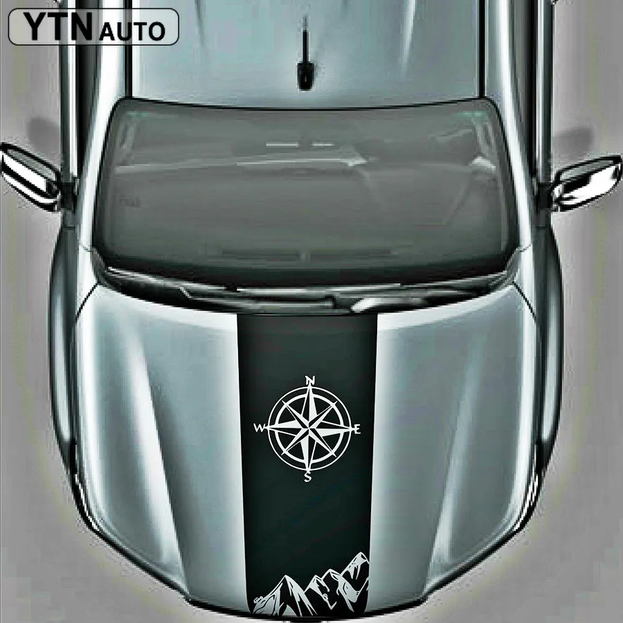 1 комплект автомобильные наклейки пикап внедорожник компас горный капюшон