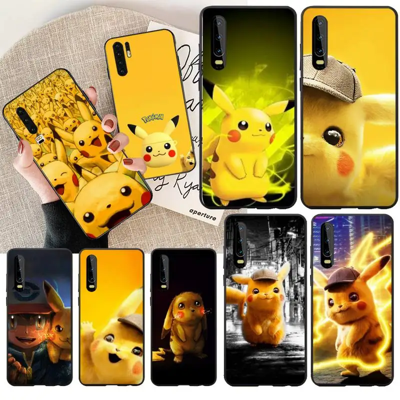 

PENGHUWAN pokemons eevee pika Coque DIY Printing Phone Case cover Shell for Huawei Honor 20 10 9 8 8x 8c 9x 7c 7a Lite view