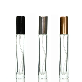 

Factory Price 10ml Spray Bottle Perfume Air freshener Fragrance Diffuser Fine Mist Atomizer Cosmetic Container Round Glass Tube