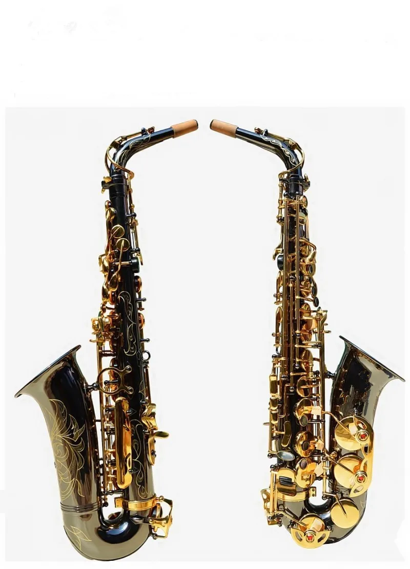 2020 Новый альт саксофон профессиональный черный никель золотой ключ Sax ETune
