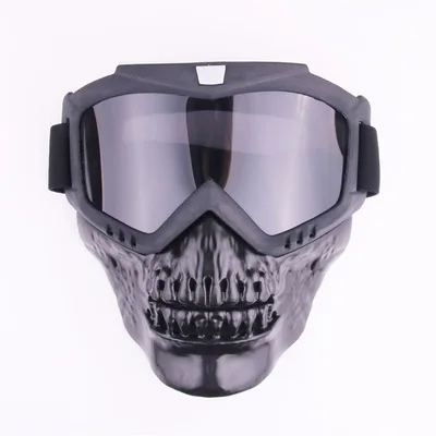 US $6.74 Skiing Eyewear Winter Windproof Skiing Glasses Motocross Sunglasses with Face Mask Ski Snowboard Go