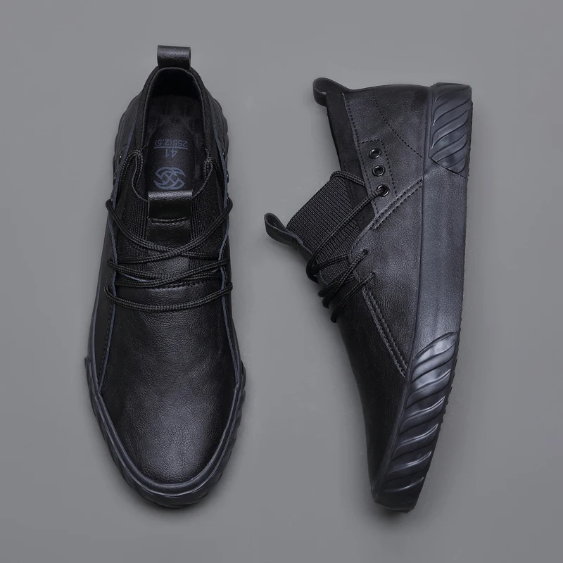2020 Autumn New Men's Vulcanize Loafer Shoes Driving Moccasin Men Soft Casual Flats Fashion Men's Wear-resisting Sneakers M5668